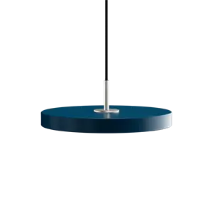 Umage - Asteria pendel m/ ståltop - mini - Petrol blue (Ø31 cm)